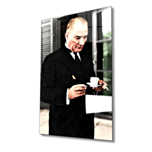 Atatürk Cam Tablo 50x70 cm