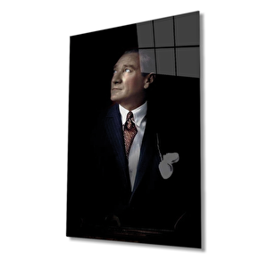 Atatürk Cam Tablo 110x70 cm