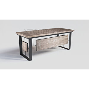 Shi Masif Ağaç Ofis Ve Çalışma Masası 100x200 cm