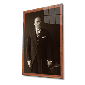 Atatürk Cam Tablo 110x70 cm