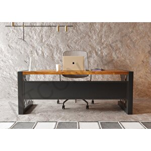 Vena Masif Ağaç Ofis Ve Çalışma Masası 85x220 cm