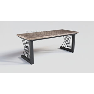 Tron M2 Masif Ağaç Ofis Ve Çalışma Masası 75x190 cm