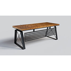 Lesha Masif Ağaç Ofis Ve Çalışma Masası 85x260 cm