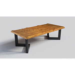 Sui Prizma Ayak Masif Ahşap Sehpa 110 cm