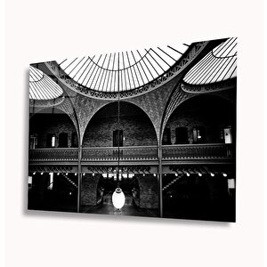 Geometrik Mimari Cam Tablo 50x70 cm