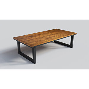 Kue Kare Ayak Masif Ahşap Sehpa 110 cm