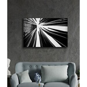 Geometrik Mimari Cam Tablo 50x70 cm