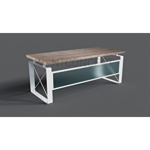 Levva Masif Ağaç Ofis Ve Çalışma Masası 85x170 cm