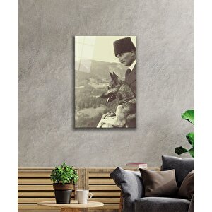 Atatürk Cam Tablo 110x70 cm