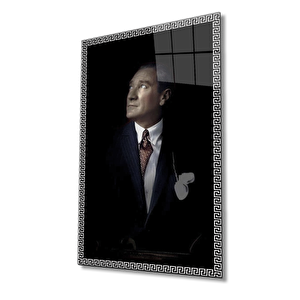 Atatürk Cam Tablo 90x60 cm