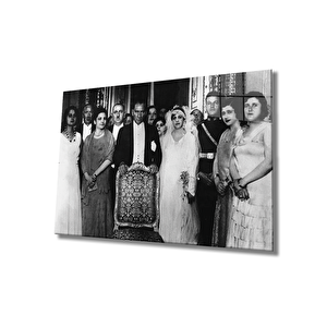 Atatürk Cam Tablo 110x70 cm
