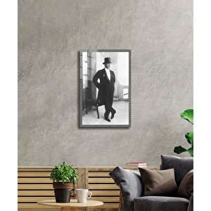Atatürk Cam Tablo 36x23 cm