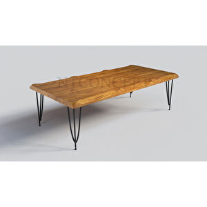 Sui Masif Ahşap Sehpa 110 cm