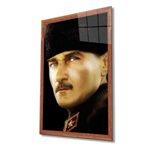 Atatürk Cam Tablo 90x60 cm