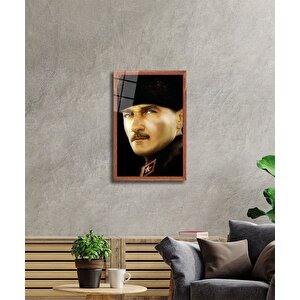 Atatürk Cam Tablo 90x60 cm