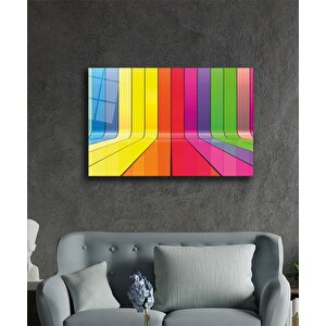 Geometrik Mimari Cam Tablo 50x70 cm