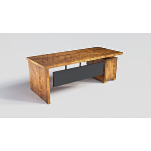 Ken Masif Ağaç Ofis Ve Çalışma Masası 85x190 cm