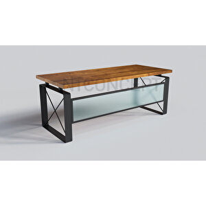 Levva Masif Ağaç Ofis Ve Çalışma Masası 100x250 cm