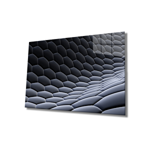 Geometrik Mimari Cam Tablo 50x70 cm