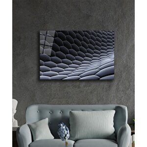 Geometrik Mimari Cam Tablo 50x70 cm