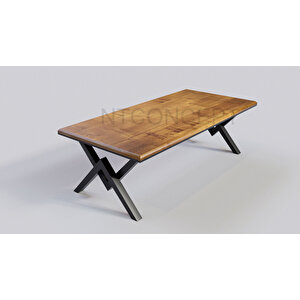 Venüs Masif Ahşap Toplantı Masası 100x220 cm