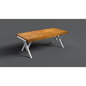 Lua Doğal Ahşap Yemek Masası 85x270 cm