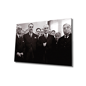 Atatürk Cam Tablo 110x70 cm
