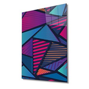 Geometrik Mimari Cam Tablo 50x70 cm