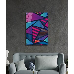 Geometrik Mimari Cam Tablo 36x23 cm