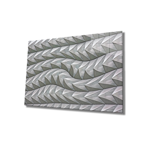 Geometrik Mimari Cam Tablo 50x70 cm