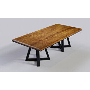 Quen Masif Ahşap Toplantı Masası 85x200 cm