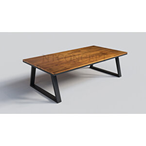 Kue Konik Ayak Masif Ahşap Sehpa 120 cm