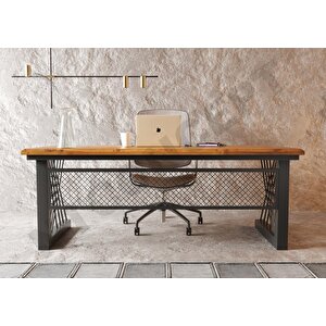 Onix Masif Ağaç Ofis Ve Çalışma Masası 100x230 cm