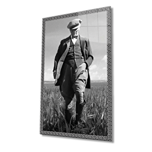 Atatürk Cam Tablo 90x60 cm