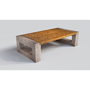 Run Masif Ahşap Sehpa 100 cm