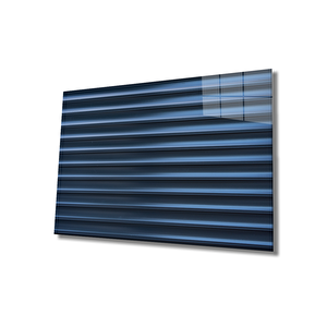 Geometrik Mimari Cam Tablo 50x70 cm