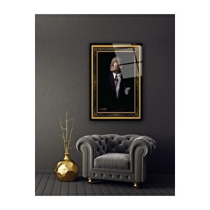 Atatürk Cam Tablo 70x110 cm