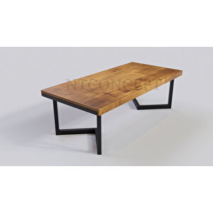 Efes Masif Ahşap Toplantı Masası 120x240 cm