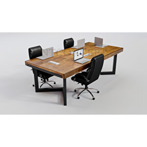 Efes Masif Ahşap Toplantı Masası 120x240 cm