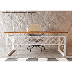 May Masif Ağaç Ofis Ve Çalışma Masası 85x230 cm