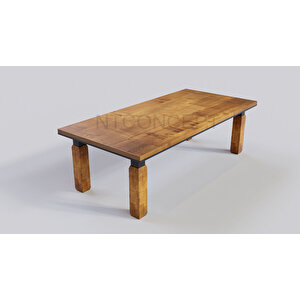 Wood Masif Ahşap Toplantı Masası 120x260 cm
