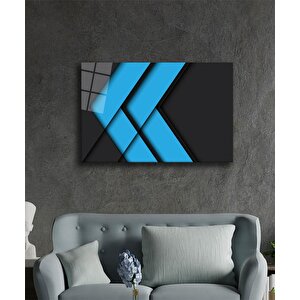 Geometrik Mimari Cam Tablo 50x70 cm