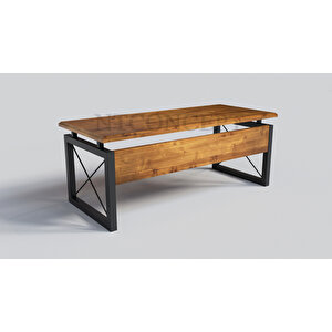 Lina Masif Ağaç Ofis Ve Çalışma Masası 100x220 cm