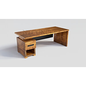 Ken Masif Ağaç Ofis Ve Çalışma Masası 75x170 cm