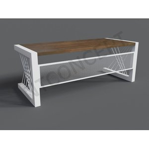 Alfa Normal Ceviz Renk Masif Ağaç Ofis Ve Çalışma Masası 100x220 cm