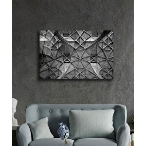 Geometrik Mimari Cam Tablo 50x70 cm