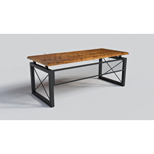 Mar Masif Ağaç Ofis V Çalışma Masası 75x230 cm