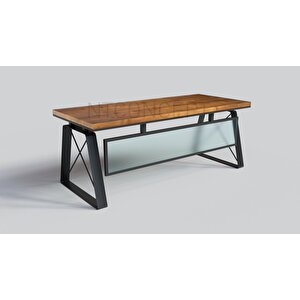 San Masif Ağaç Ofis Ve Çalışma Masası 85x260 cm