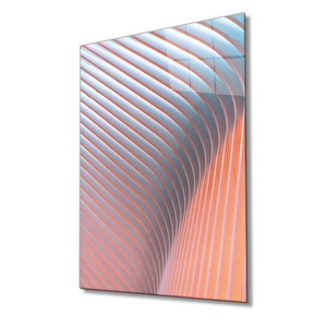 Geometrik Mimari Cam Tablo 50x70 cm