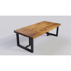 Kenna Masif Ahşap Toplantı Masası 120x220 cm